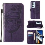 Custodia per telefono in pelle con farfalla goffrata, For Tecno Camon 17 Pro, For Tecno Camon 18 Premier, For Tecno Camon 18i