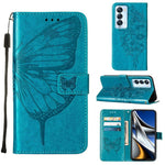 Custodia per telefono in pelle con farfalla goffrata, For Tecno Camon 17 Pro, For Tecno Camon 18 Premier, For Tecno Camon 18i