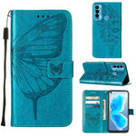 Custodia per telefono in pelle con farfalla goffrata, For Tecno Camon 17 Pro, For Tecno Camon 18 Premier, For Tecno Camon 18i