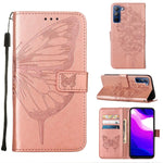 Custodia per telefono in pelle con farfalla goffrata, For Tecno Pop 5P, For Tecno Pova 2, For Tecno Pova Neo