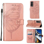 Custodia per telefono in pelle con farfalla goffrata, For Tecno Pop 5P, For Tecno Pova 2, For Tecno Pova Neo