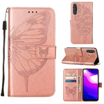 Custodia per telefono in pelle con farfalla goffrata, For Tecno Spark 8, For Tecno Spark 8P, For Tecno Spark Go 2020 & 2021/6 Go
