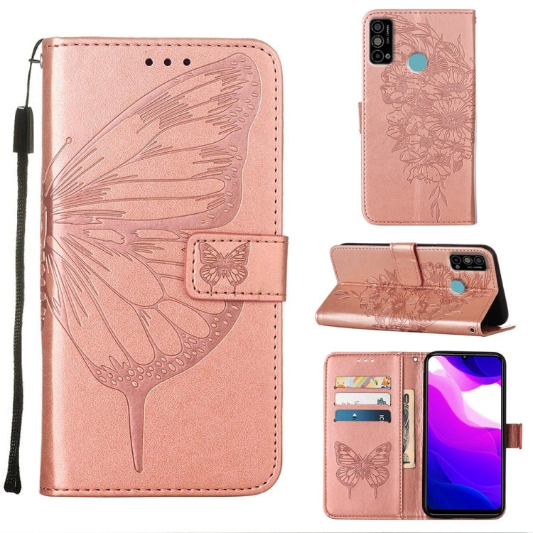 Custodia per telefono in pelle con farfalla goffrata, For Tecno Spark 8, For Tecno Spark 8P, For Tecno Spark Go 2020 & 2021/6 Go