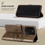 Custodia per telefono in pelle con farfalla goffrata, For Tecno Spark Go 2022