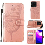 Custodia per telefono in pelle con farfalla goffrata, For Xiaomi Redmi 10C Global/10 India, For Xiaomi Redmi K50 / K50 Pro, For Xiaomi 12