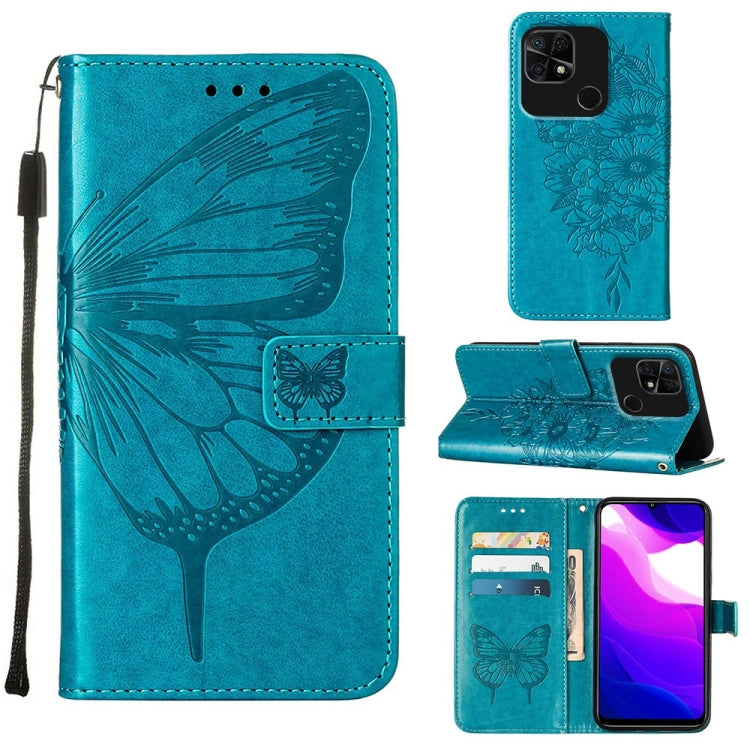 Custodia per telefono in pelle con farfalla goffrata, For Xiaomi Redmi 10C Global/10 India, For Xiaomi Redmi K50 / K50 Pro, For Xiaomi 12