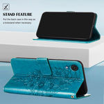 Custodia per telefono in pelle con farfalla goffrata, For Samsung Galaxy A03 Core, For Samsung Galaxy A03s 165.8mm, For Samsung Galaxy A23 4G / 5G