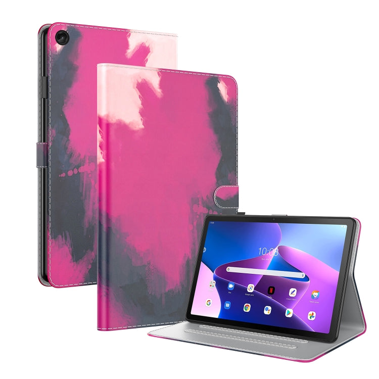 Custodia per tablet in pelle magnetica con motivo ad acquerello Skin Feel, For Lenovo Tab M10 Plus 10.6 3rd Gen.