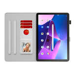 Custodia per tablet in pelle magnetica con motivo ad acquerello Skin Feel, For Lenovo Tab M10 Plus 10.6 3rd Gen.