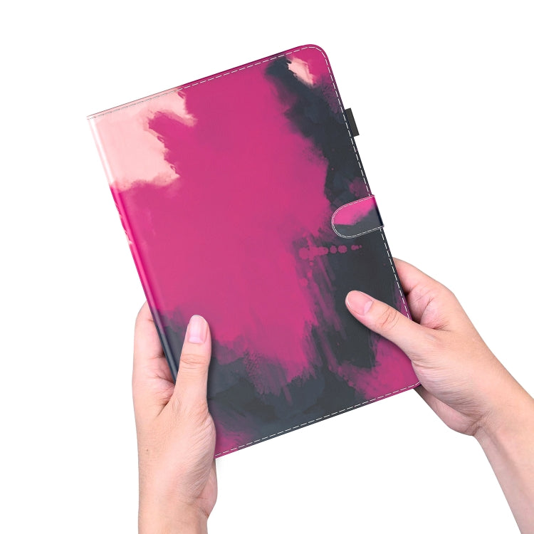 Custodia per tablet in pelle magnetica con motivo ad acquerello Skin Feel, For Lenovo Tab M10 Plus 10.6 3rd Gen.