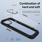 Custodia per telefono con protezione dell'obiettivo in TPU + PC, For iPhone 13, For iPhone 13 Pro, For iPhone 13 Pro Max, For iPhone 12 / 12 Pro