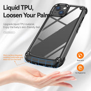 Custodia per telefono con protezione dell'obiettivo in TPU + PC, For iPhone 13, For iPhone 13 Pro, For iPhone 13 Pro Max, For iPhone 12 / 12 Pro