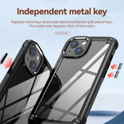Custodia per telefono con protezione dell'obiettivo in TPU + PC, For iPhone 13, For iPhone 13 Pro, For iPhone 13 Pro Max, For iPhone 12 / 12 Pro