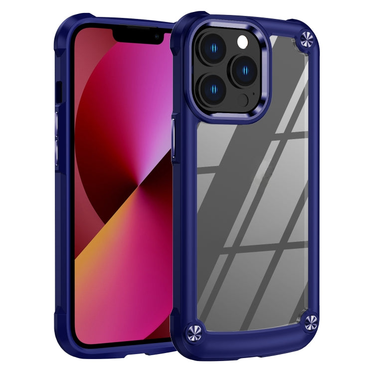 Custodia TPU e PC con protezione obiettivo per iPhone 13 Pro Max