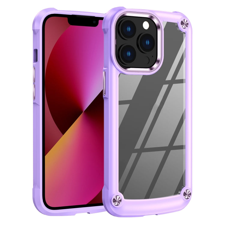 Custodia TPU e PC con protezione obiettivo per iPhone 13 Pro Max