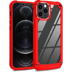 Custodia TPU e PC con protezione obiettivo per iPhone 13 Pro Max