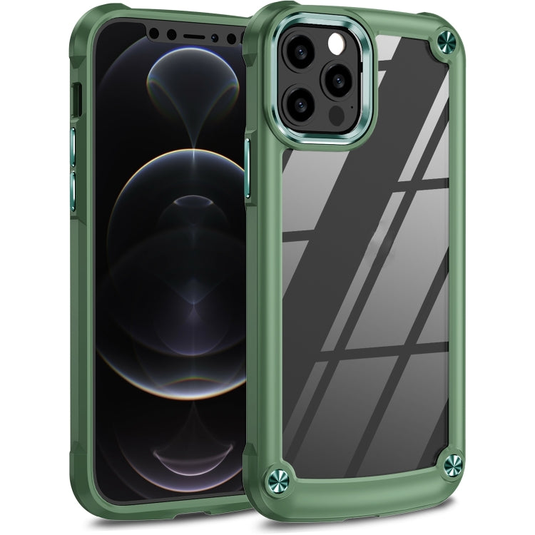 Custodia TPU e PC con protezione obiettivo per iPhone 13 Pro Max