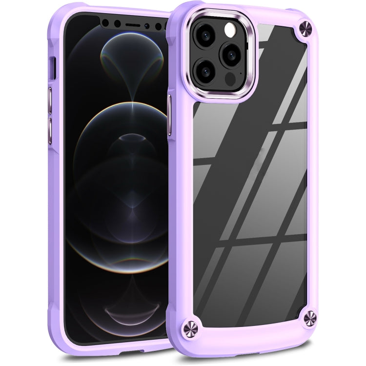 Custodia TPU e PC con protezione obiettivo per iPhone 13 Pro Max