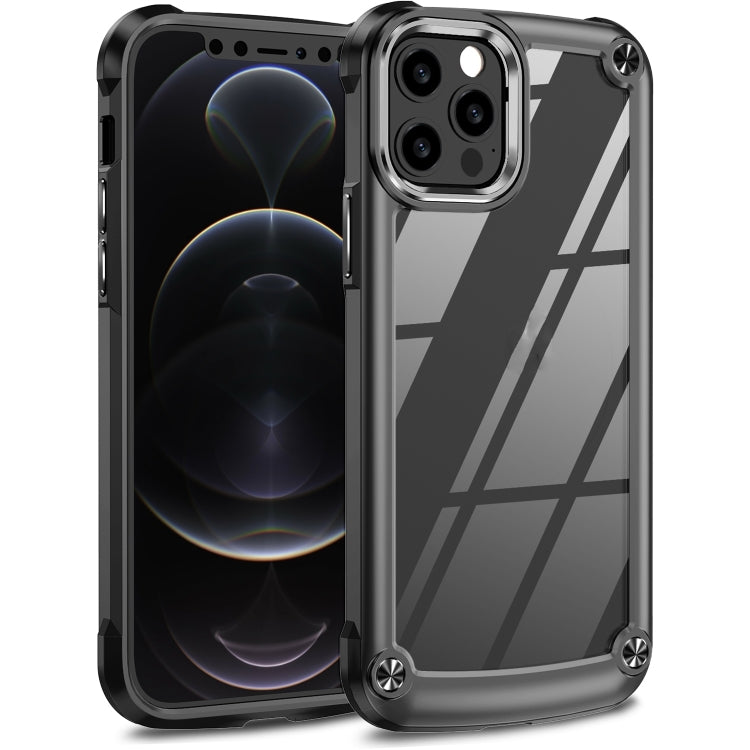 Custodia per telefono con protezione dell'obiettivo in TPU + PC, For iPhone 12 Pro Max, For iPhone 11, For iPhone 11 Pro, For iPhone 11 Pro Max