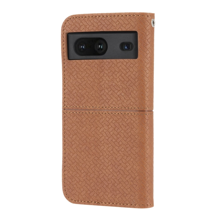 Custodia per telefono in pelle PU magnetica con cuciture a trama intrecciata, For Google Pixel 7, For Nokia G21 / G11, For Google Pixel 7 Pro, For Kyocera Android One S9 / Digno Sanga Edition