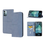 Custodia per telefono in pelle PU magnetica con cuciture a trama intrecciata, For Google Pixel 7, For Nokia G21 / G11, For Google Pixel 7 Pro, For Kyocera Android One S9 / Digno Sanga Edition