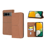 Custodia per telefono in pelle PU magnetica con cuciture a trama intrecciata, For Google Pixel 7, For Nokia G21 / G11, For Google Pixel 7 Pro, For Kyocera Android One S9 / Digno Sanga Edition