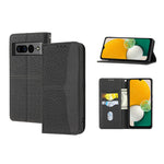 Custodia per telefono in pelle PU magnetica con cuciture a trama intrecciata, For Google Pixel 7, For Nokia G21 / G11, For Google Pixel 7 Pro, For Kyocera Android One S9 / Digno Sanga Edition