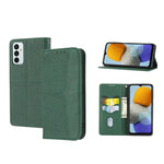 Custodia per telefono in pelle PU magnetica con cuciture a trama intrecciata, For Samsung Galaxy M23 / F23 5G Japanese Version, For OPPO Realme C31 4G Global, For Sony Xperia 10 IV, For Sony Xperia 1 IV
