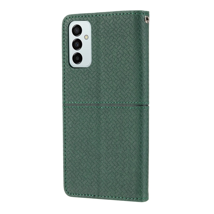 Custodia per telefono in pelle PU magnetica con cuciture a trama intrecciata, For Samsung Galaxy M23 / F23 5G Japanese Version, For OPPO Realme C31 4G Global, For Sony Xperia 10 IV, For Sony Xperia 1 IV