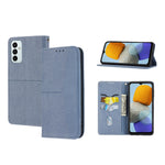 Custodia per telefono in pelle PU magnetica con cuciture a trama intrecciata, For Samsung Galaxy M23 / F23 5G Japanese Version, For OPPO Realme C31 4G Global, For Sony Xperia 10 IV, For Sony Xperia 1 IV