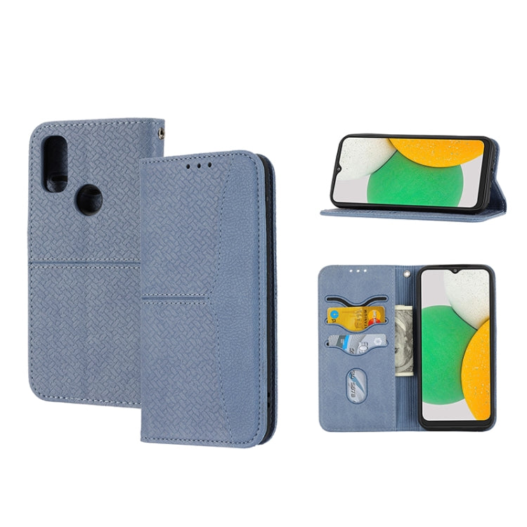 Custodia per telefono in pelle PU magnetica con cuciture a trama intrecciata, For Google Pixel 7, For Nokia G21 / G11, For Google Pixel 7 Pro, For Kyocera Android One S9 / Digno Sanga Edition