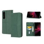 Custodia per telefono in pelle PU magnetica con cuciture a trama intrecciata, For Samsung Galaxy M23 / F23 5G Japanese Version, For OPPO Realme C31 4G Global, For Sony Xperia 10 IV, For Sony Xperia 1 IV