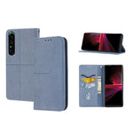 Custodia per telefono in pelle PU magnetica con cuciture a trama intrecciata, For Samsung Galaxy M23 / F23 5G Japanese Version, For OPPO Realme C31 4G Global, For Sony Xperia 10 IV, For Sony Xperia 1 IV