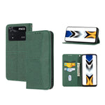 Custodia per telefono in pelle PU magnetica con cuciture a trama intrecciata, For Xiaomi Redmi 10A, For Xiaomi Poco M4 Pro, For Xiaomi Redmi Note 11E, For Xiaomi Redmi 10 5G