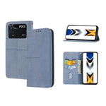Custodia per telefono in pelle PU magnetica con cuciture a trama intrecciata, For Xiaomi Redmi 10A, For Xiaomi Poco M4 Pro, For Xiaomi Redmi Note 11E, For Xiaomi Redmi 10 5G