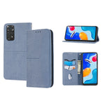 Custodia per telefono in pelle PU magnetica con cuciture a trama intrecciata, For Xiaomi Redmi 10A, For Xiaomi Poco M4 Pro, For Xiaomi Redmi Note 11E, For Xiaomi Redmi 10 5G
