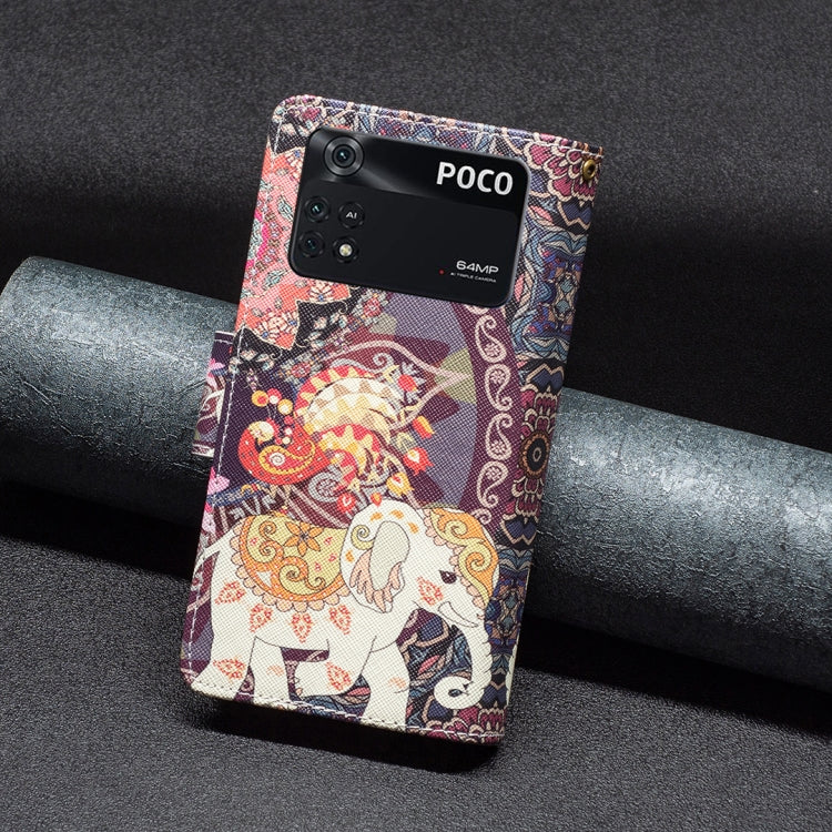 Custodia per telefono in pelle con cerniera con motivo a disegno colorato, For Xiaomi Poco M4 Pro, For Xiaomi Poco M4 Pro 5G, For Infinix Hot 11s NFC