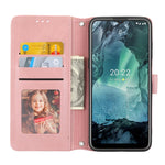 Custodia in pelle per telefono a conchiglia orizzontale con fibbia magnetica a righe in rilievo, For Nokia G21 / G11, For Google Pixel 7 Pro, For Kyocera Android One S9 / Digno Sanga Edition, For OPPO Realme C31 4G Global