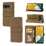 Custodia in pelle per telefono a conchiglia orizzontale con fibbia magnetica a righe in rilievo, For Nokia G21 / G11, For Google Pixel 7 Pro, For Kyocera Android One S9 / Digno Sanga Edition, For OPPO Realme C31 4G Global
