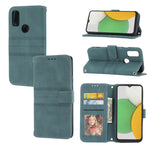 Custodia in pelle per telefono a conchiglia orizzontale con fibbia magnetica a righe in rilievo, For Nokia G21 / G11, For Google Pixel 7 Pro, For Kyocera Android One S9 / Digno Sanga Edition, For OPPO Realme C31 4G Global