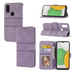 Custodia in pelle per telefono a conchiglia orizzontale con fibbia magnetica a righe in rilievo, For Nokia G21 / G11, For Google Pixel 7 Pro, For Kyocera Android One S9 / Digno Sanga Edition, For OPPO Realme C31 4G Global