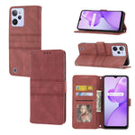 Custodia in pelle per telefono a conchiglia orizzontale con fibbia magnetica a righe in rilievo, For Nokia G21 / G11, For Google Pixel 7 Pro, For Kyocera Android One S9 / Digno Sanga Edition, For OPPO Realme C31 4G Global