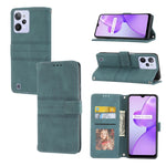 Custodia in pelle per telefono a conchiglia orizzontale con fibbia magnetica a righe in rilievo, For Nokia G21 / G11, For Google Pixel 7 Pro, For Kyocera Android One S9 / Digno Sanga Edition, For OPPO Realme C31 4G Global