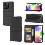 Custodia in pelle per telefono a conchiglia orizzontale con fibbia magnetica a righe in rilievo, For Samsung Galaxy M23 / F23 5G Japanese Version, For Sony Xperia 10 IV, For Sony Xperia 1 IV, For Xiaomi Redmi 10A