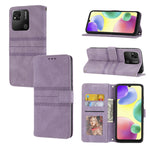 Custodia in pelle per telefono a conchiglia orizzontale con fibbia magnetica a righe in rilievo, For Samsung Galaxy M23 / F23 5G Japanese Version, For Sony Xperia 10 IV, For Sony Xperia 1 IV, For Xiaomi Redmi 10A