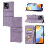 Custodia in pelle per telefono a conchiglia orizzontale con fibbia magnetica a righe in rilievo, For Xiaomi Redmi 10C 4G Global, For Motorola Moto G Stylus 5G 2022, For Xiaomi Redmi Note 11E, For Xiaomi Redmi 10 5G