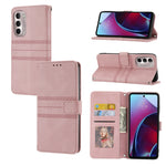 Custodia in pelle per telefono a conchiglia orizzontale con fibbia magnetica a righe in rilievo, For Xiaomi Redmi 10C 4G Global, For Motorola Moto G Stylus 5G 2022, For Xiaomi Redmi Note 11E, For Xiaomi Redmi 10 5G