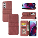 Custodia in pelle per telefono a conchiglia orizzontale con fibbia magnetica a righe in rilievo, For Xiaomi Redmi 10C 4G Global, For Motorola Moto G Stylus 5G 2022, For Xiaomi Redmi Note 11E, For Xiaomi Redmi 10 5G