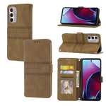Custodia in pelle per telefono a conchiglia orizzontale con fibbia magnetica a righe in rilievo, For Xiaomi Redmi 10C 4G Global, For Motorola Moto G Stylus 5G 2022, For Xiaomi Redmi Note 11E, For Xiaomi Redmi 10 5G