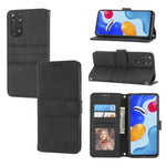 Custodia in pelle per telefono a conchiglia orizzontale con fibbia magnetica a righe in rilievo, For Xiaomi Redmi 10C 4G Global, For Motorola Moto G Stylus 5G 2022, For Xiaomi Redmi Note 11E, For Xiaomi Redmi 10 5G